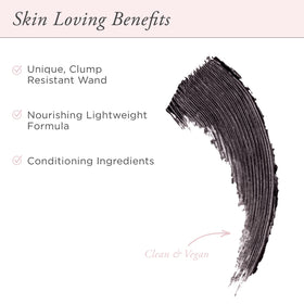 Pur Minerals Big Look Mascara wand showing clump-resistant design for separation