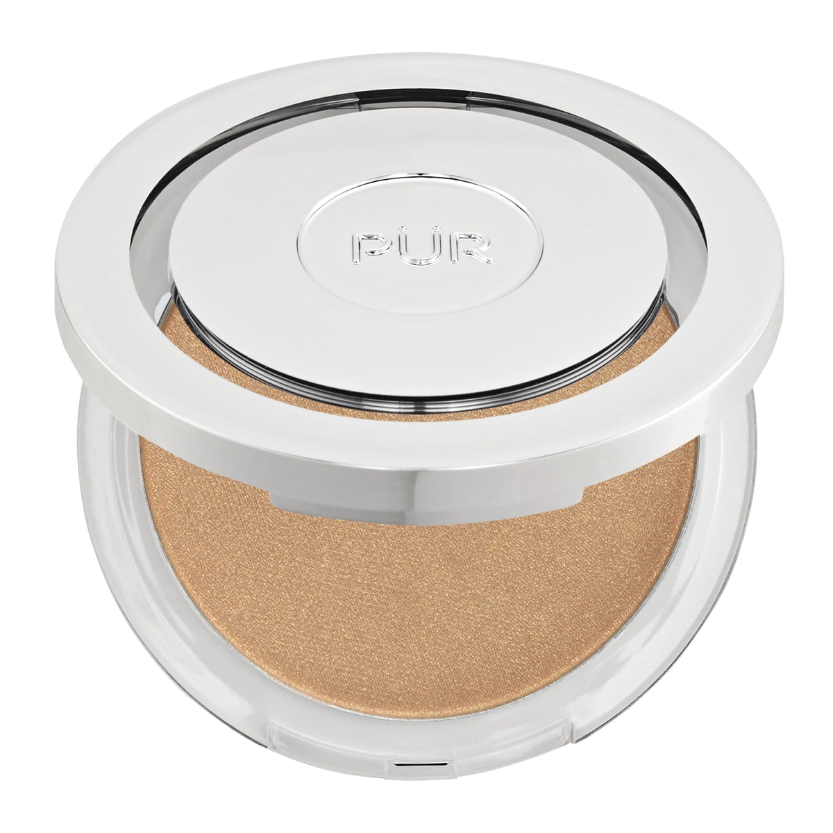 PÜR MINERALS Glow Illuminating Bronzer compact highlighting natural sun-kissed glow