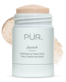 PÜR MINERALS Joystick exfoliating stick packaging for pore cleansing.
