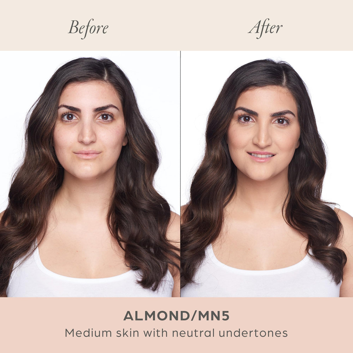 PÜR MINERALS Love Your Selfie concealer and foundation blur blemishes smoothly.