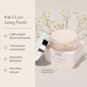 PÜR MINERALS sponge applicator enables easy center-to-outward blending.