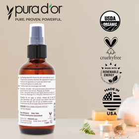 PURA D'OR Rosehip Seed Oil applied to face for a radiant glow