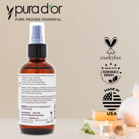 Label highlights hexane-free, USDA Certified, and organic pumpkin seed oil.