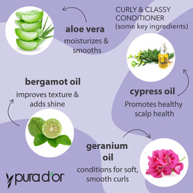 PURA D'OR Curly & Classy Conditioner silky hair with smooth strands