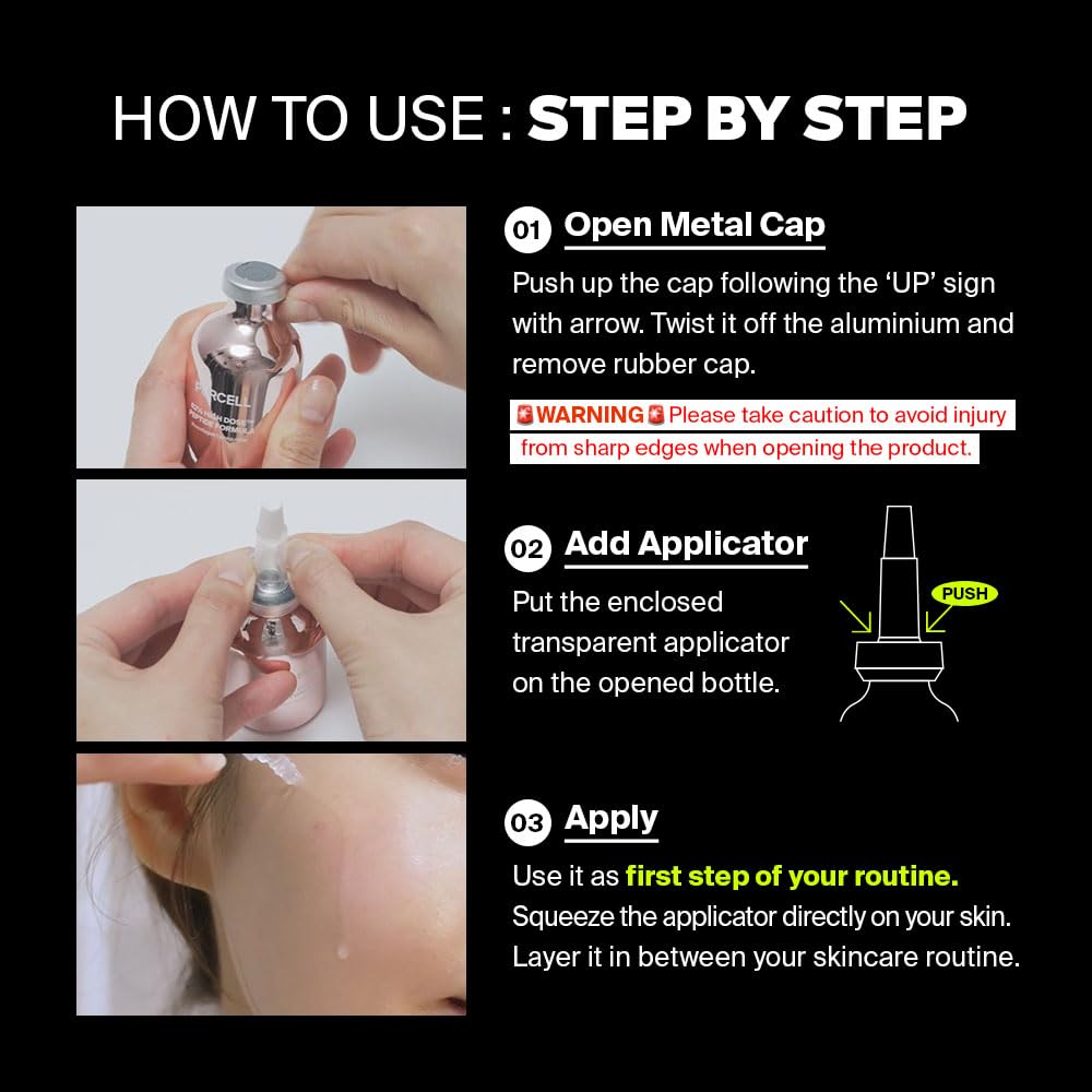 Purcell 82% peptide serum ingredients highlight hexapeptide and cultured ferments.