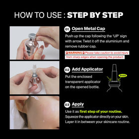 Purcell 82% peptide serum ingredients highlight hexapeptide and cultured ferments.
