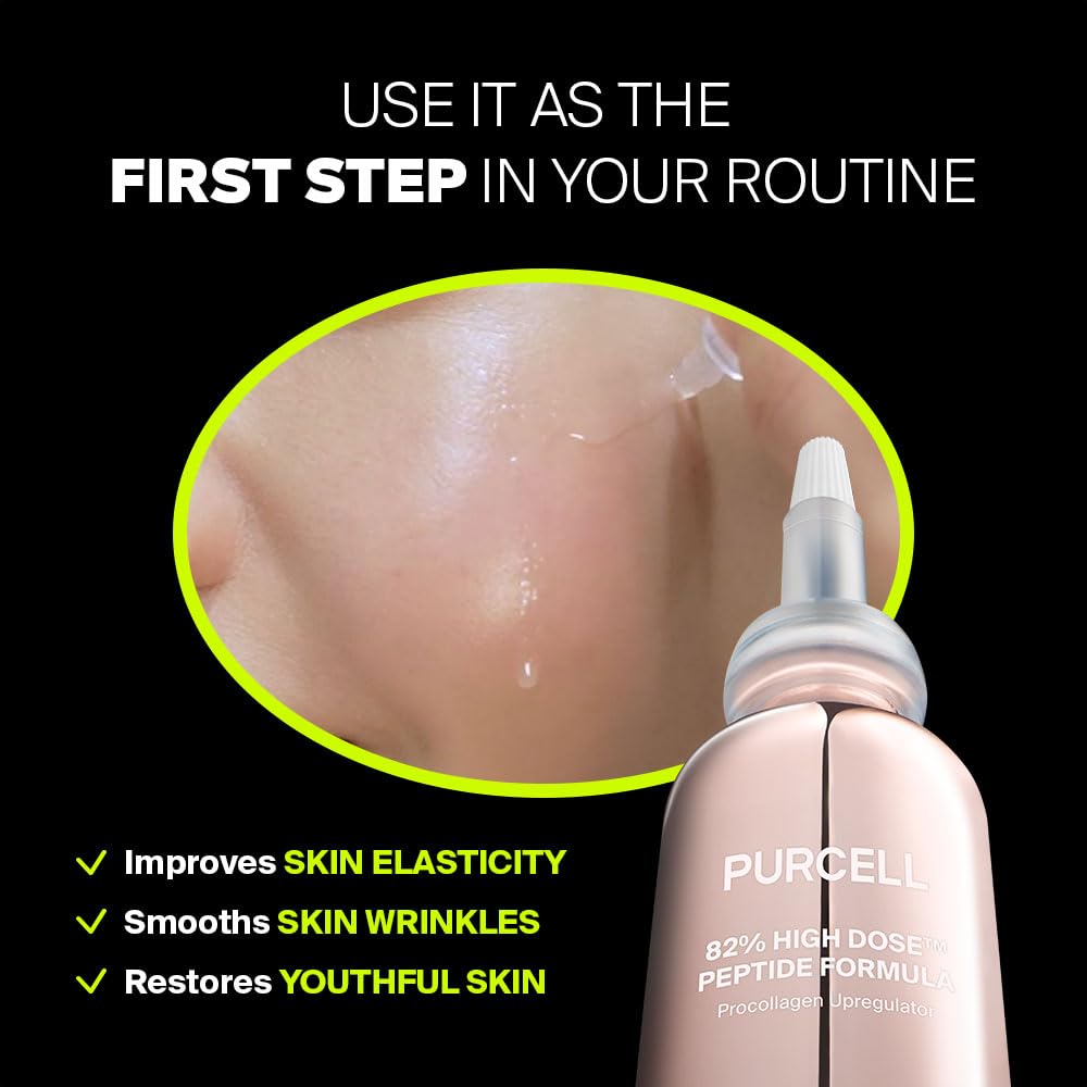 Purcell serum on skin delivers a dewy, hydrated look.