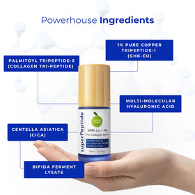 Close-up on ingredients Cica and Ectoin supporting barrier health in the formula.