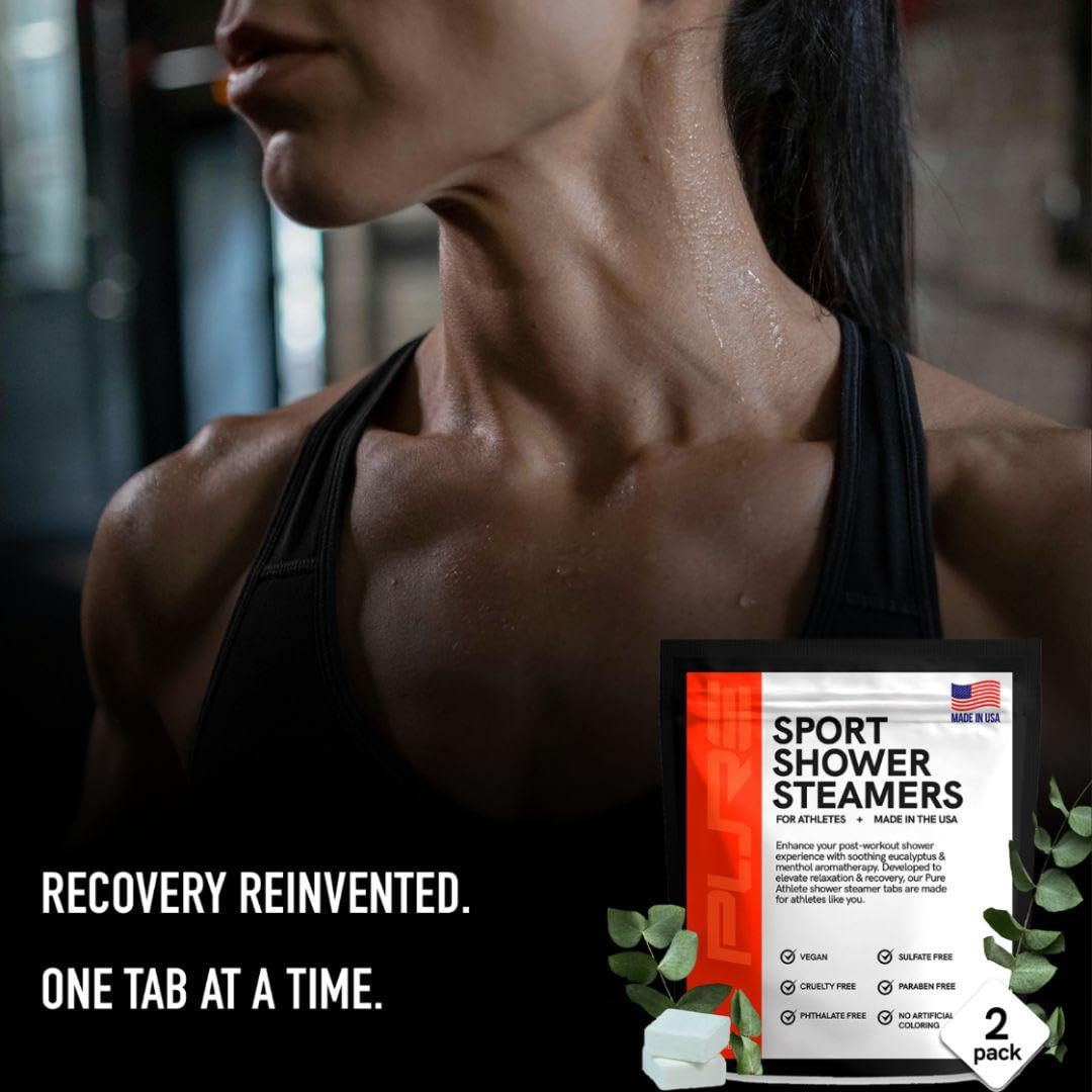 Pure Athlete USA-made lavender oil packaging highlights quality