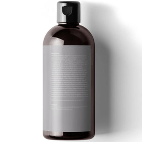 Pure Body Naturals scalp massage illustration shows gentle cleansing