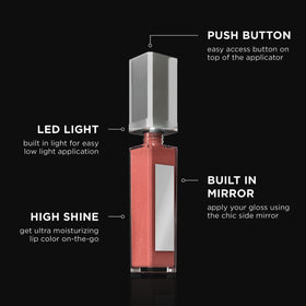 Wine Berry shade of Pure Illumination lip gloss.