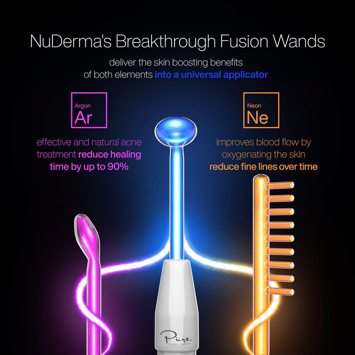 Pure Daily Care Fusion Mushroom Wand covers broad surfaces efficiently