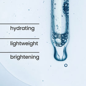 Pure Daily Care serum with hyaluronic acid for deep, skin-friendly moisture.