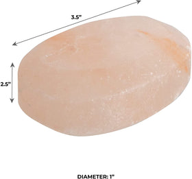 Pure Himalayan Salt Works six-pack massage stones for home spa routines.