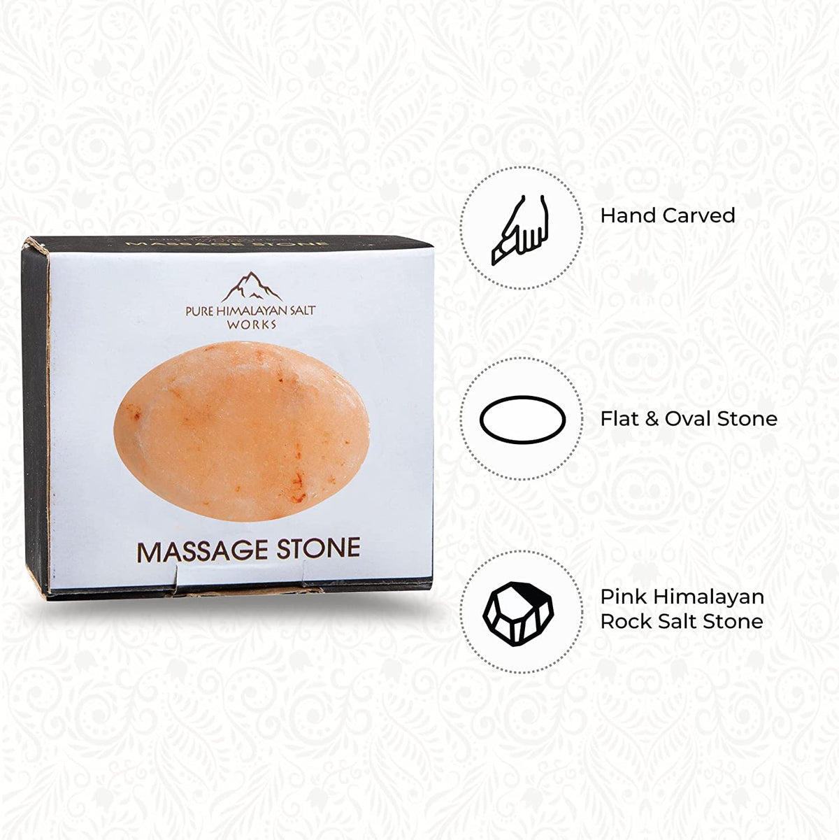 Pure Himalayan Salt Works stone used with deodorant bars for refreshing wet use.