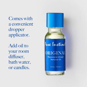 Pure Instinct bath and massage use delivers silky texture for relaxation rituals.