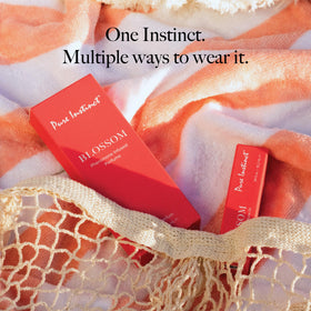Pure Instinct BLOSSOM bath or lotion layering creates a subtle aroma.