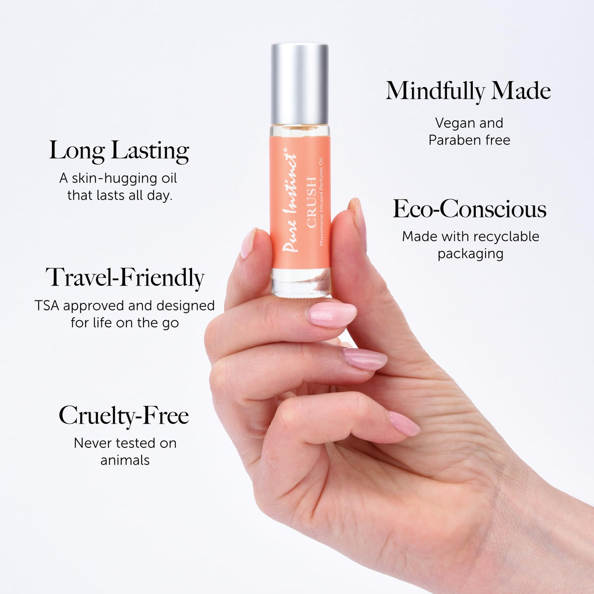 Pure Instinct CRUSH bath or lotion layering for personalized fragrance