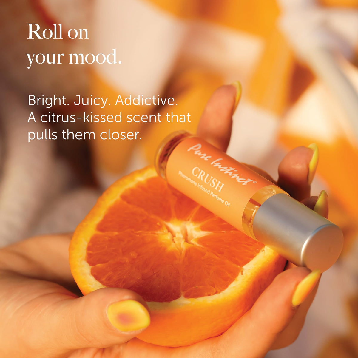 Pure Instinct CRUSH dropper for versatile multi-use scent experiences