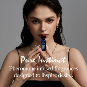 Pure Instinct diffuser-compatible fragrance enhances room ambiance with a subtle aroma.