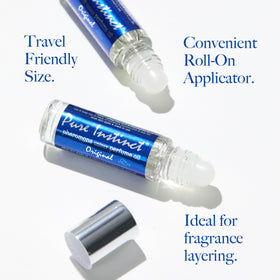 Pure Instinct Original formula label highlighting pheromone infusion.