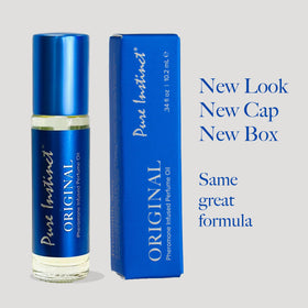 Two-pack packaging of Pure Instinct Roll-On display for ongoing use.