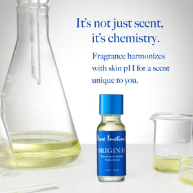 Pure Instinct USA-made paraben-free formula supports clean everyday wear.