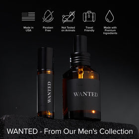 Pure Instinct Wanted Made in USA label indicating premium quality.