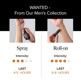 Pure Instinct Wanted pheromone infused essence designed for skin harmony.