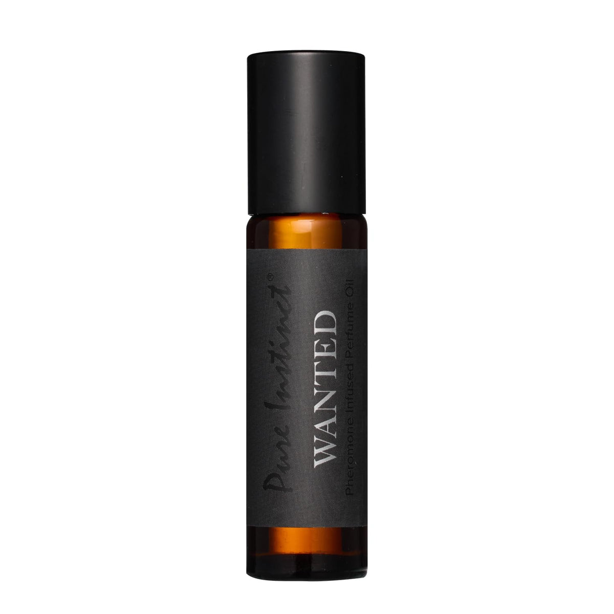 Pure Instinct Wanted spray bottle showing bold fragrance delivery.