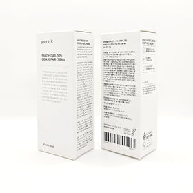 Pure:K Panthenol 10% CICA Repair Cream skin closeup after application.
