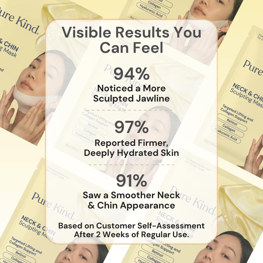Pure Kind retinol collagen hyaluronic acid blend highlights powerful anti-aging ingredients.