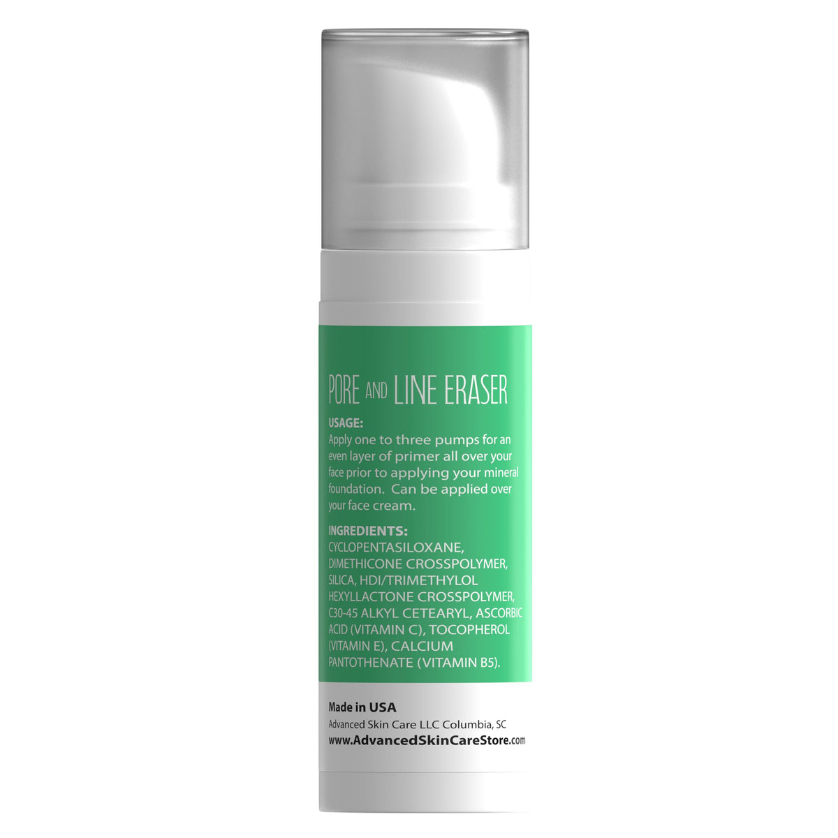 Primer on hand demonstrating quick set and lasting base