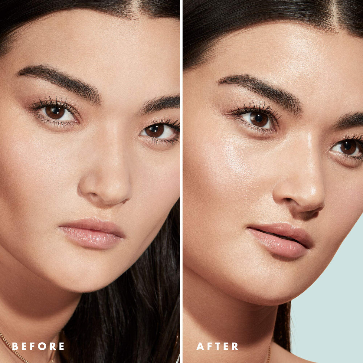 Swirl of Pure Minerals Foundation Primer on skin for even texture