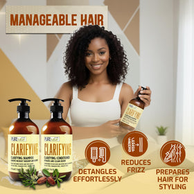 Pure Nature Lux Spa beach vibe lifestyle shot with bottle duo.