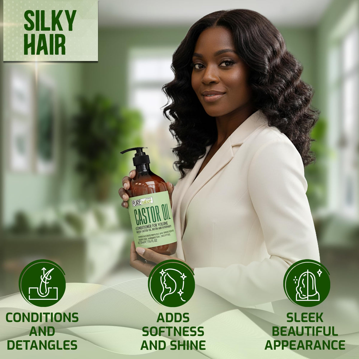 Pure Nature Lux Spa color-treated hair friendly care for vibrant results