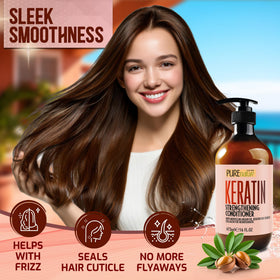 Pure Nature Lux Spa sulfate-free label signals gentle care for sensitive scalps