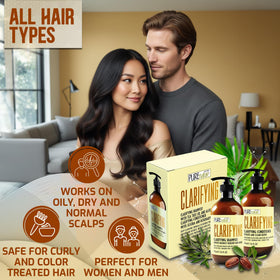Pure Nature Lux Spa swimmers-ready hair care routine image.