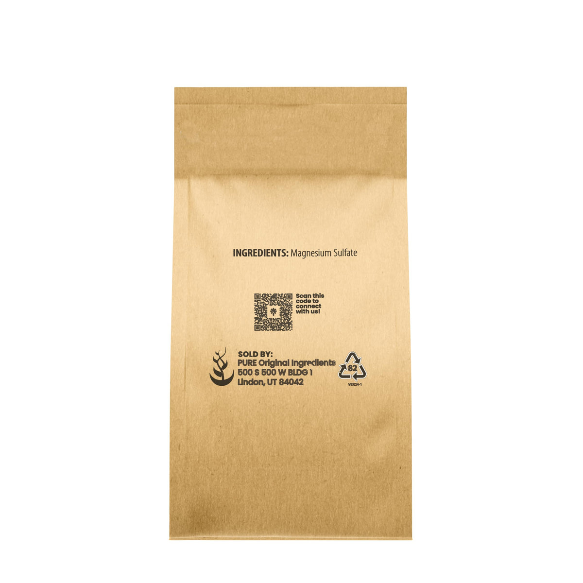 Pure Original Ingredients Epsom Salt bath soak setup inviting calm and muscle comfort.