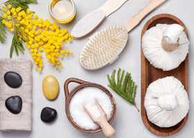 Pure Original Ingredients Epsom Salt exfoliant scrub texture suitable for skin polishing.