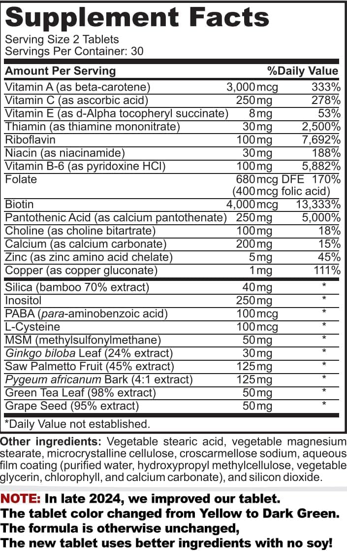 DasGro hair growth ingredients highlight natural DHT blockers for potential regrowth support.