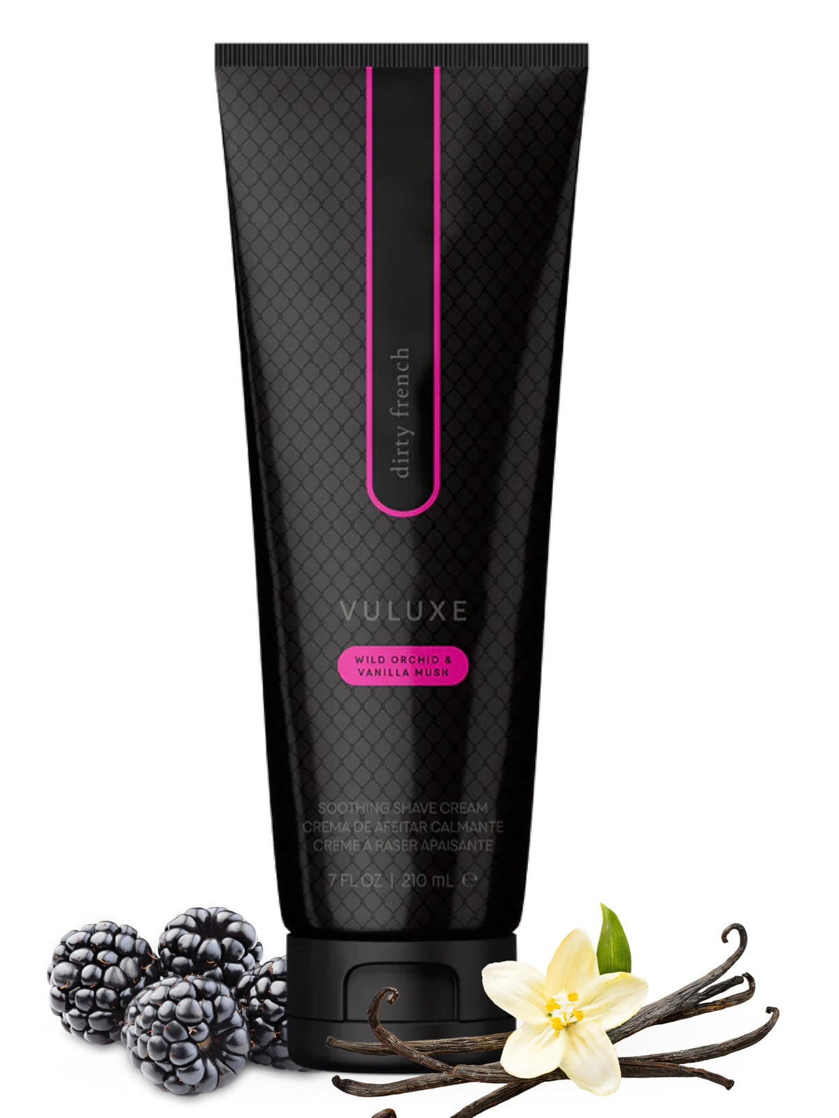 Pure Romance Vuluxe shaving cream foaming lather forming on skin for a smooth glide