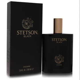 Stetson Black cap detail highlighting rugged, timeless design