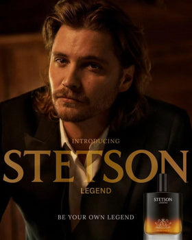 Travel-friendly Stetson Black spray bottle for on the go use