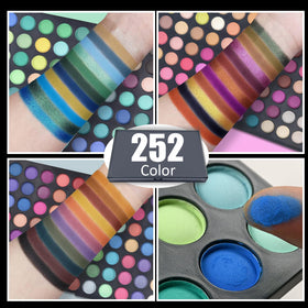 Blush powders complement eye shades in Pure Vie 252 colors