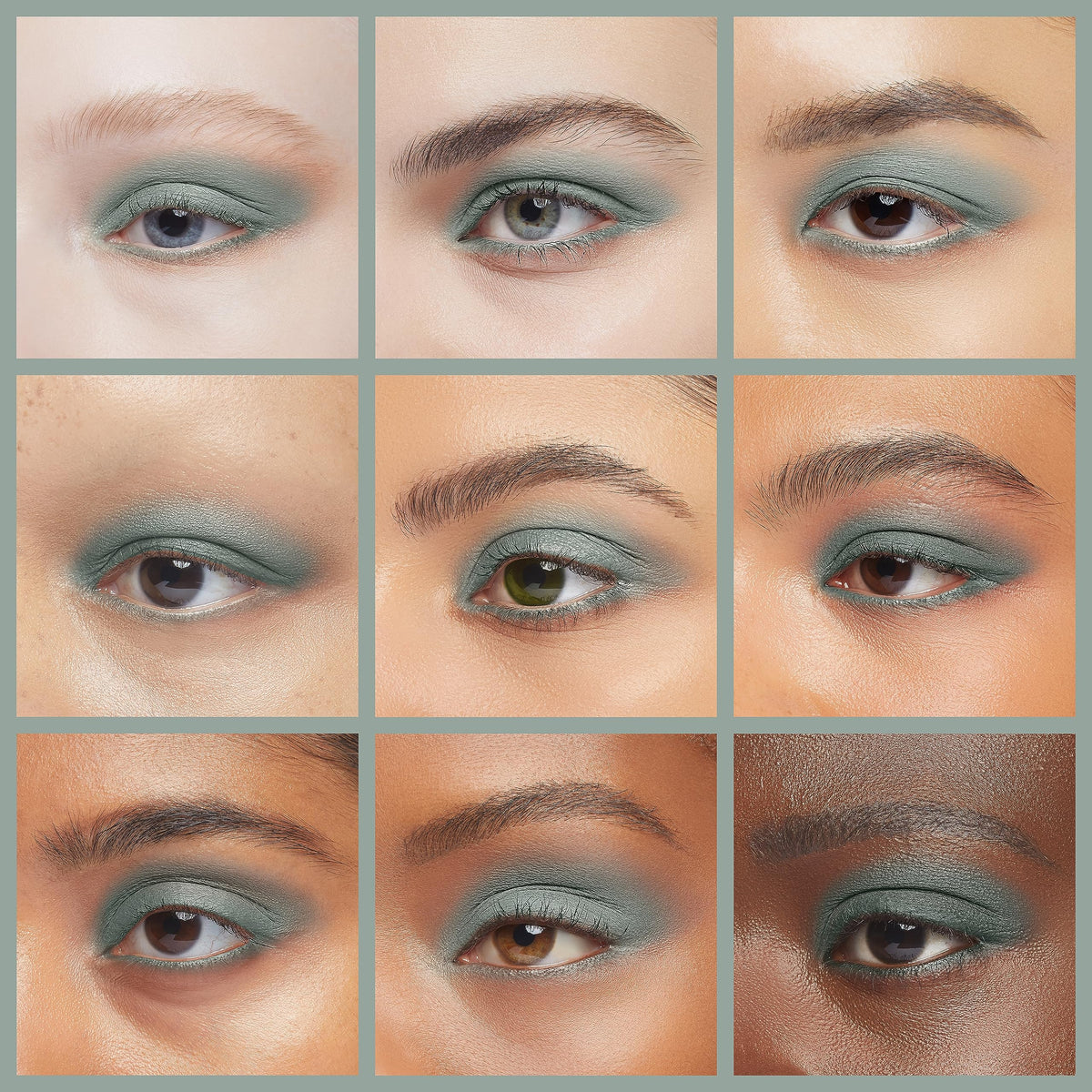 Pure Ziva Thyme eye shadow builds dimension with rich, pigment-rich matte color.