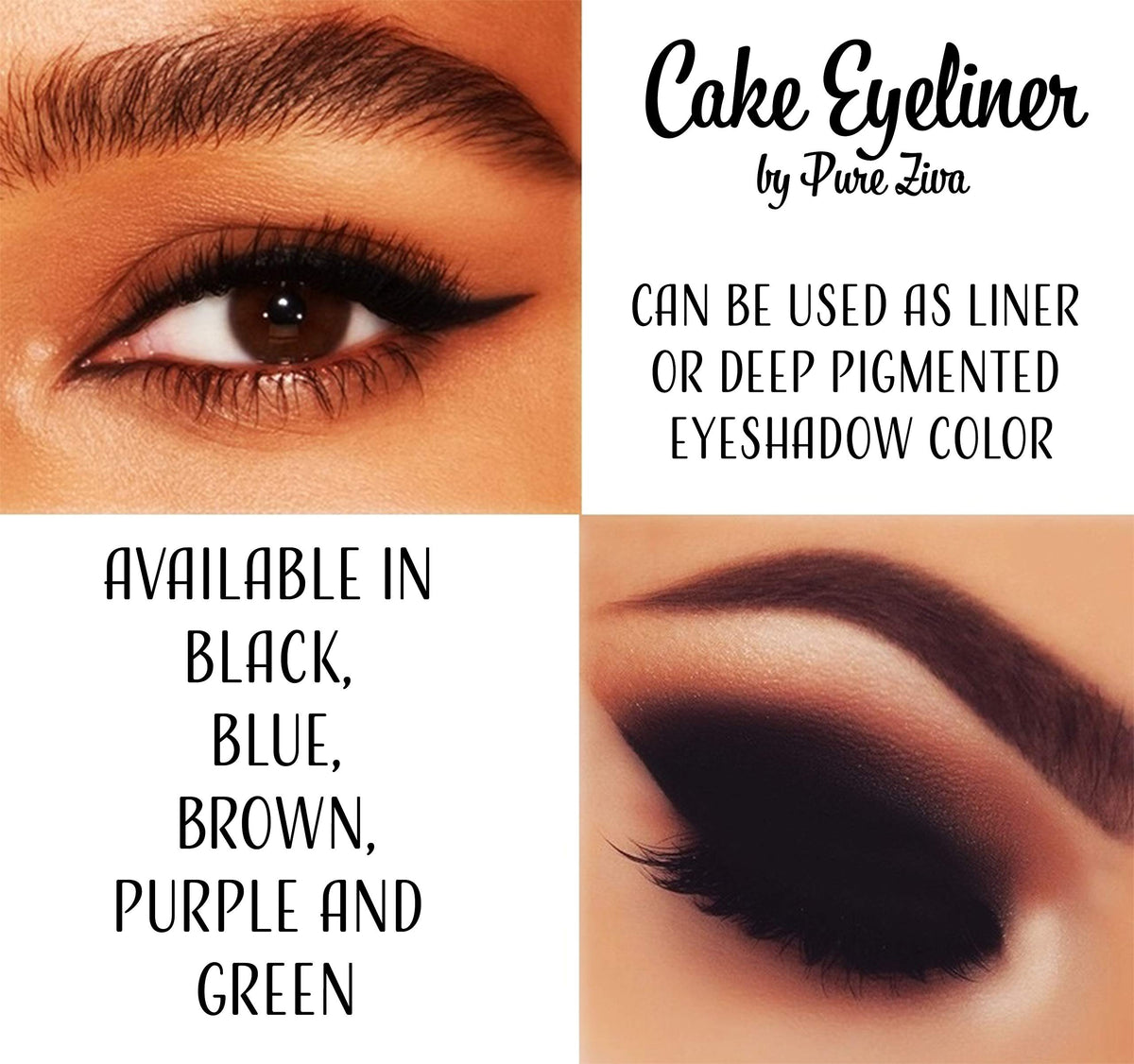 Pure Ziva gluten-free makeup formula for sensitive routines.