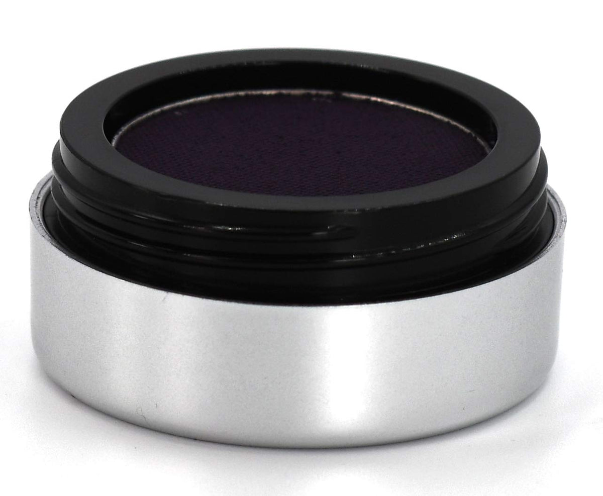 Pure Ziva Satin Lavender pressed eyeshadow swatch showing rich color payoff and blendable texture.