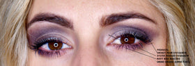 Pure Ziva Smokey Plum evening look using deep plum for drama