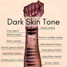 Pure Ziva Smokey Plum packaging emphasizes cruelty-free USA-made standards